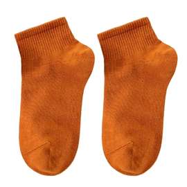 Orange Organic Cotton Socks Wholesale