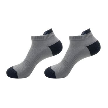 Black & Grey Tab Sports Socks Manufacturer