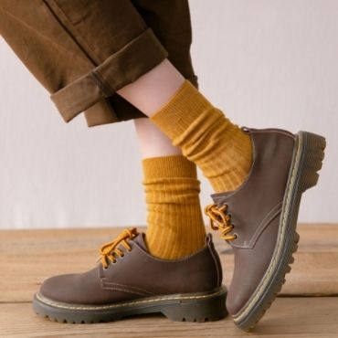 Yellow Slouch Socks in Bulk