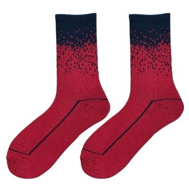 Red Half Cushion Polyester Socks Wholesale