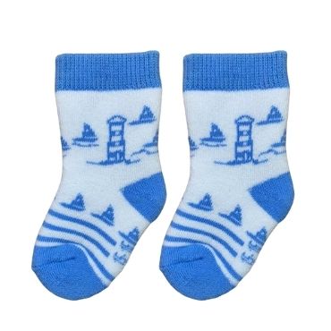 Sailboat Cotton Baby Socks Wholesale