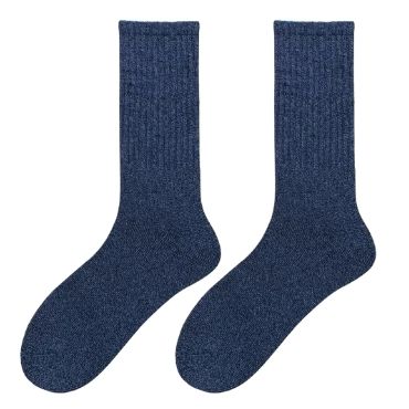 Grey Cushion Polyester Socks Wholesale