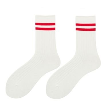 White Cotton Crew School Socks Manufacturer
