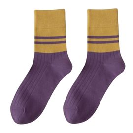 Color Matching Women's Bulk Crew Socks