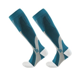 knee high compression socks green